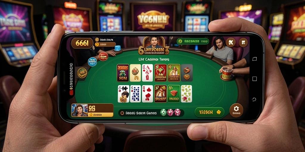 Tampilan utama permainan Live Casino yang seru dan interaktif.