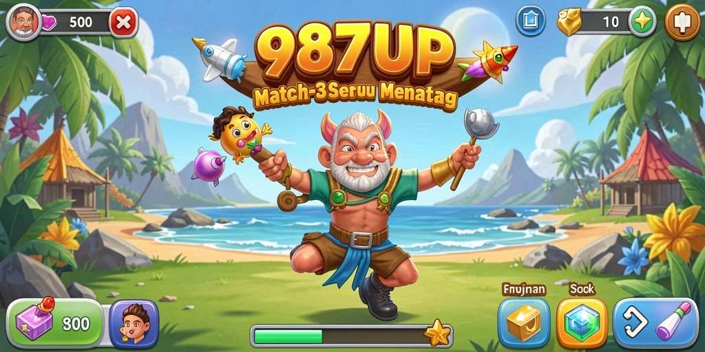 Gameplay seru dan menantang dalam permainan Match-3.