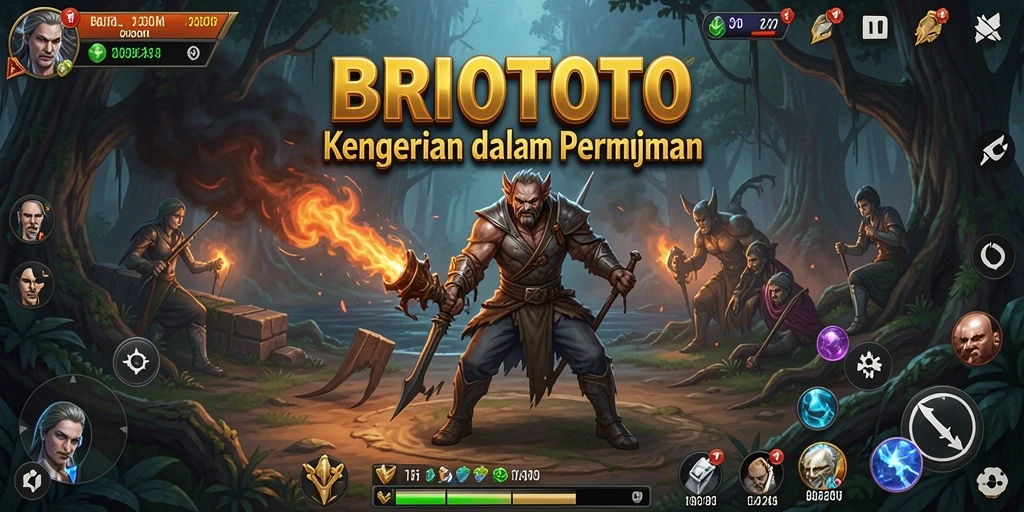 Screenshot BRIOTOTO menampilkan suasana gameplay yang mencekam dan menakutkan.