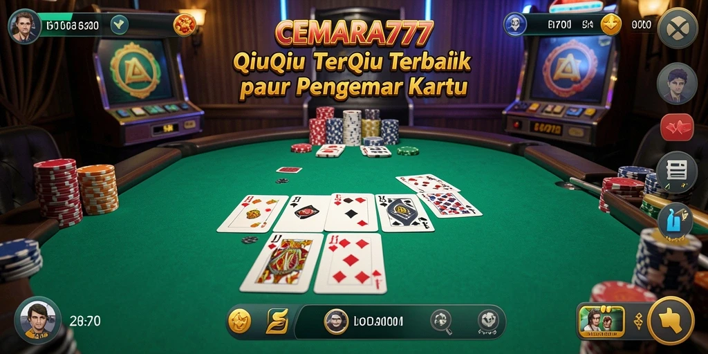 Gameplay CEMARA777 menampilkan serunya permainan QiuQiu.