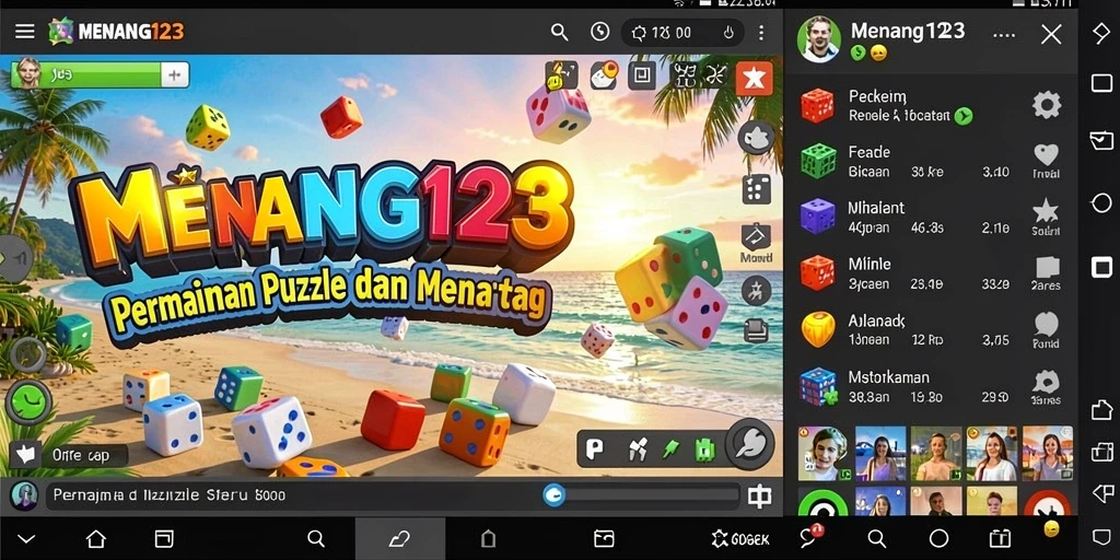 Tampilan gameplay MENANG123 yang menarik dan penuh tantangan.