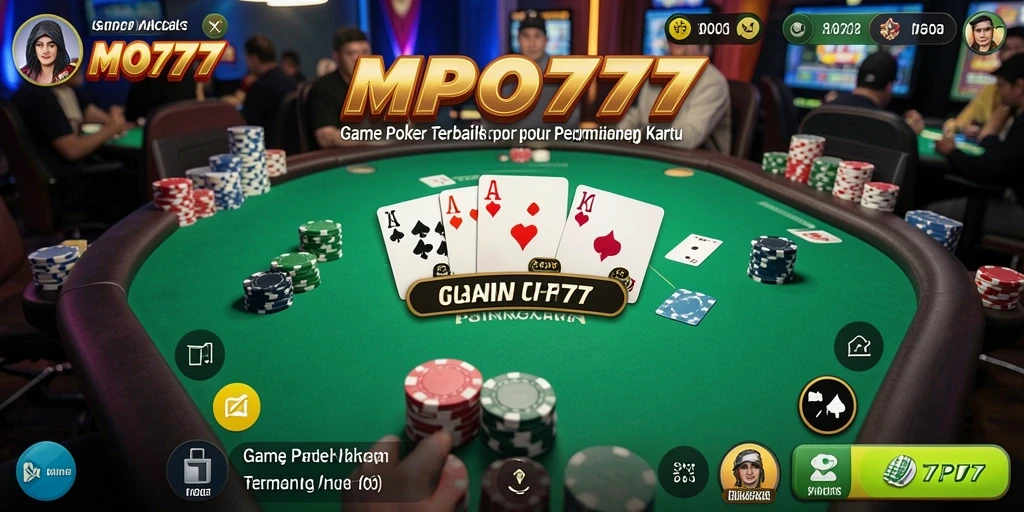 Tampilan menarik gameplay Poker di MPO777.