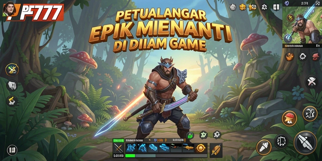 Screenshot gameplay PF777 yang menampilkan aksi petualangan seru.