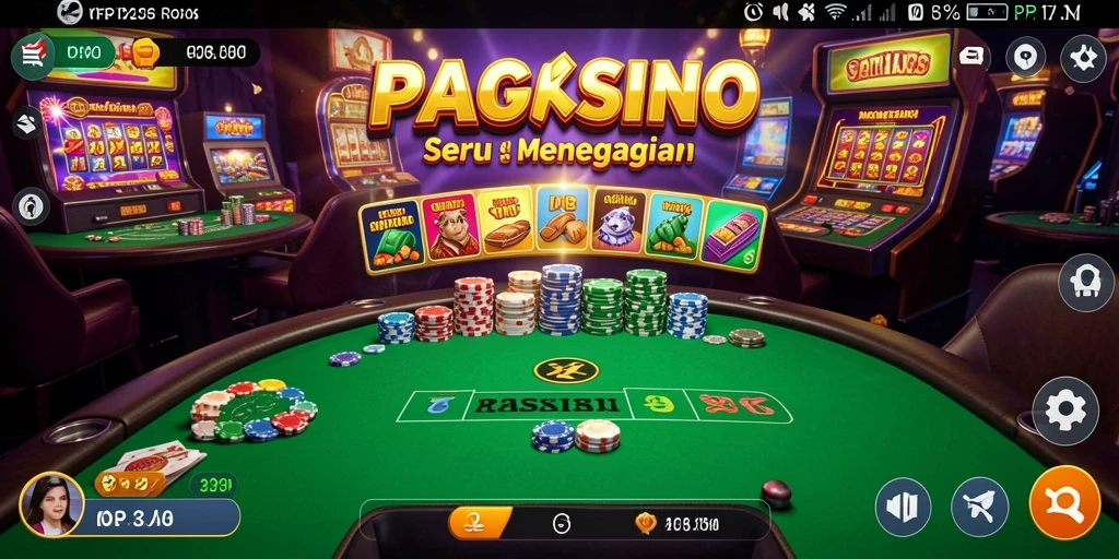 Tampilan gameplay kasino menarik di PP123 dengan berbagai pilihan permainan.