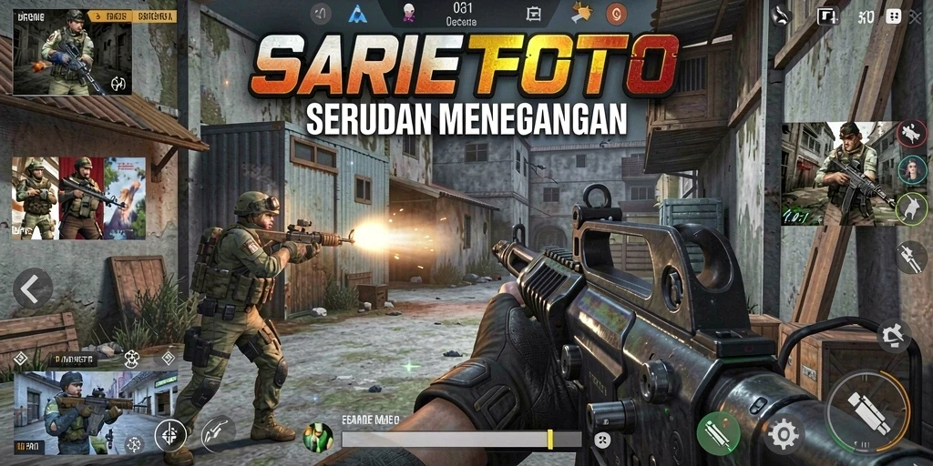 Tangkapan layar menunjukkan aksi intens dalam gameplay SRITOTO.