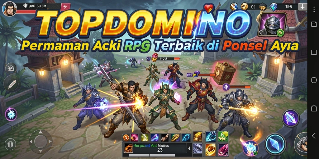 Screenshot utama menampilkan aksi gameplay ARPG yang mendebarkan.