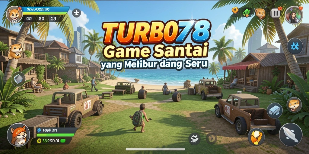 Tampilan gameplay TURBO78 dengan fitur menarik dan karakter beragam.